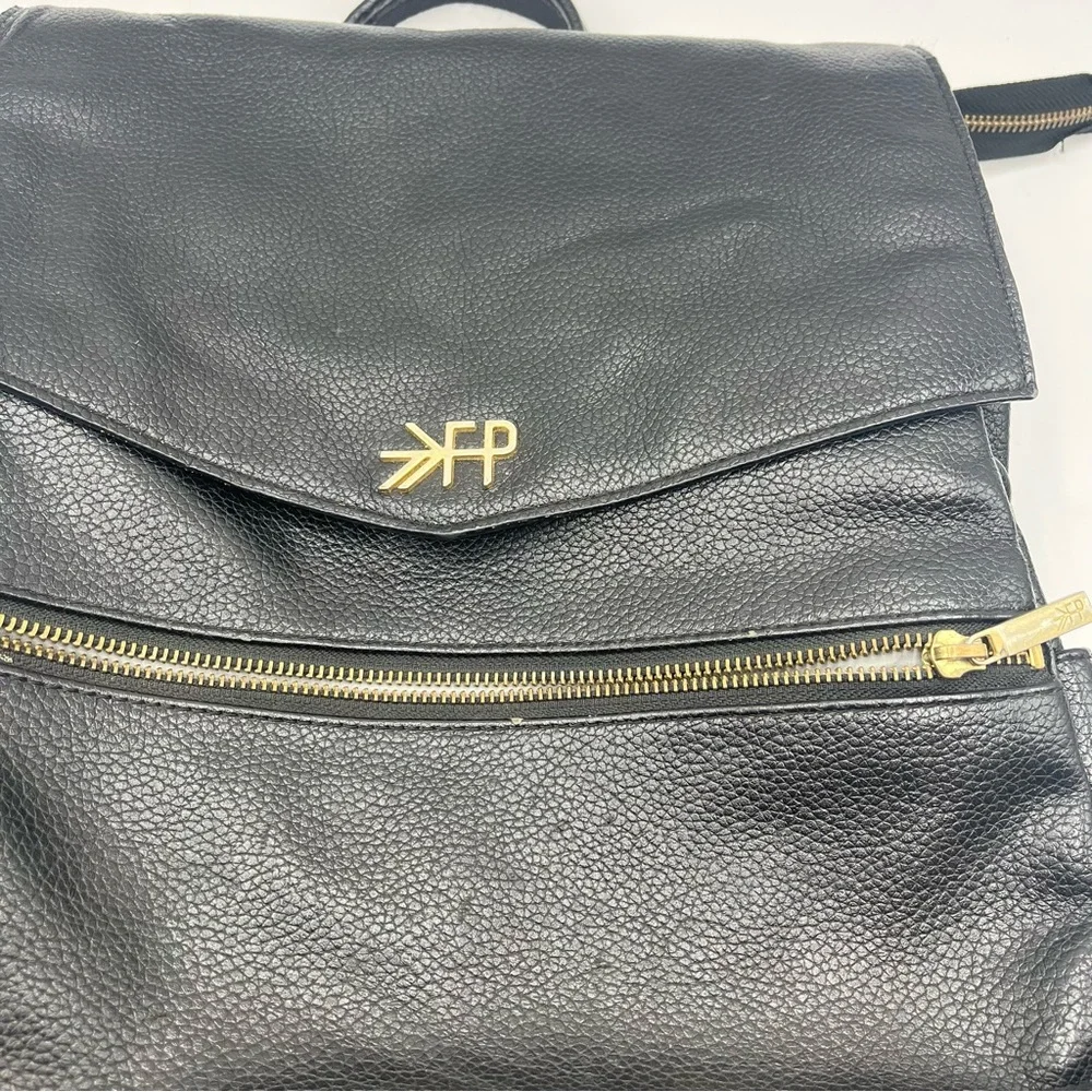 Freshly Picked Convertible Diaper Bag Tote Backpack Black